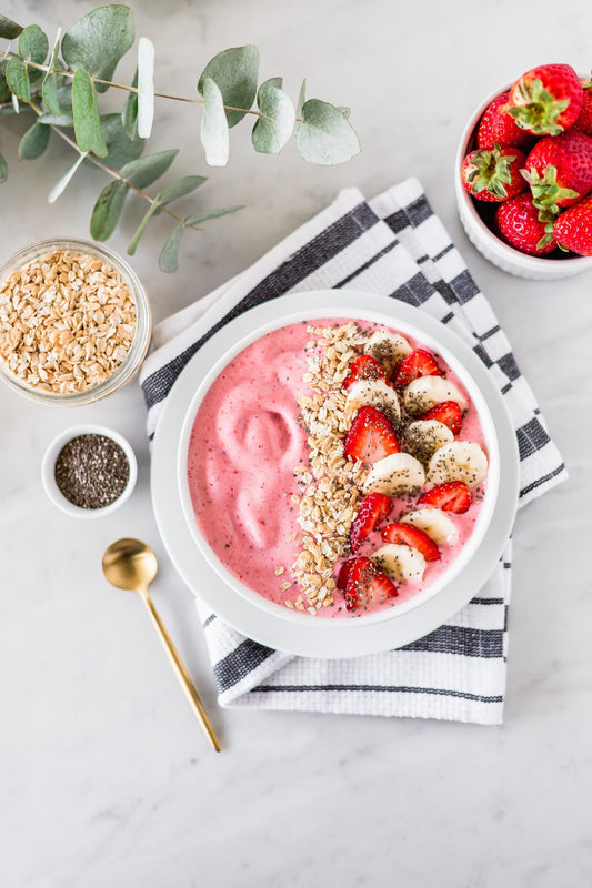 Smoothie bowl de fresa