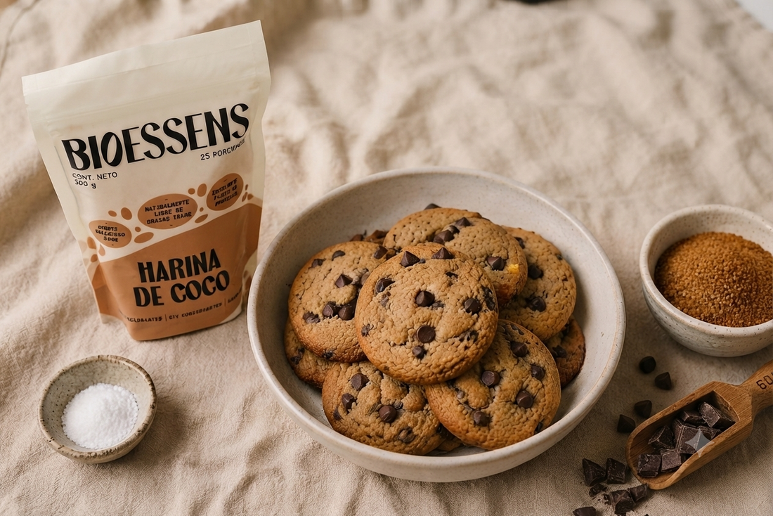 Galletas con chips de chocolate veganas y sin gluten