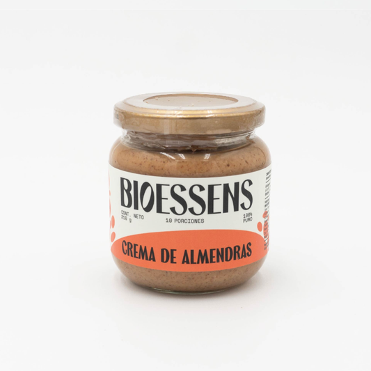 Crema de Almendras sin Azúcar añadida